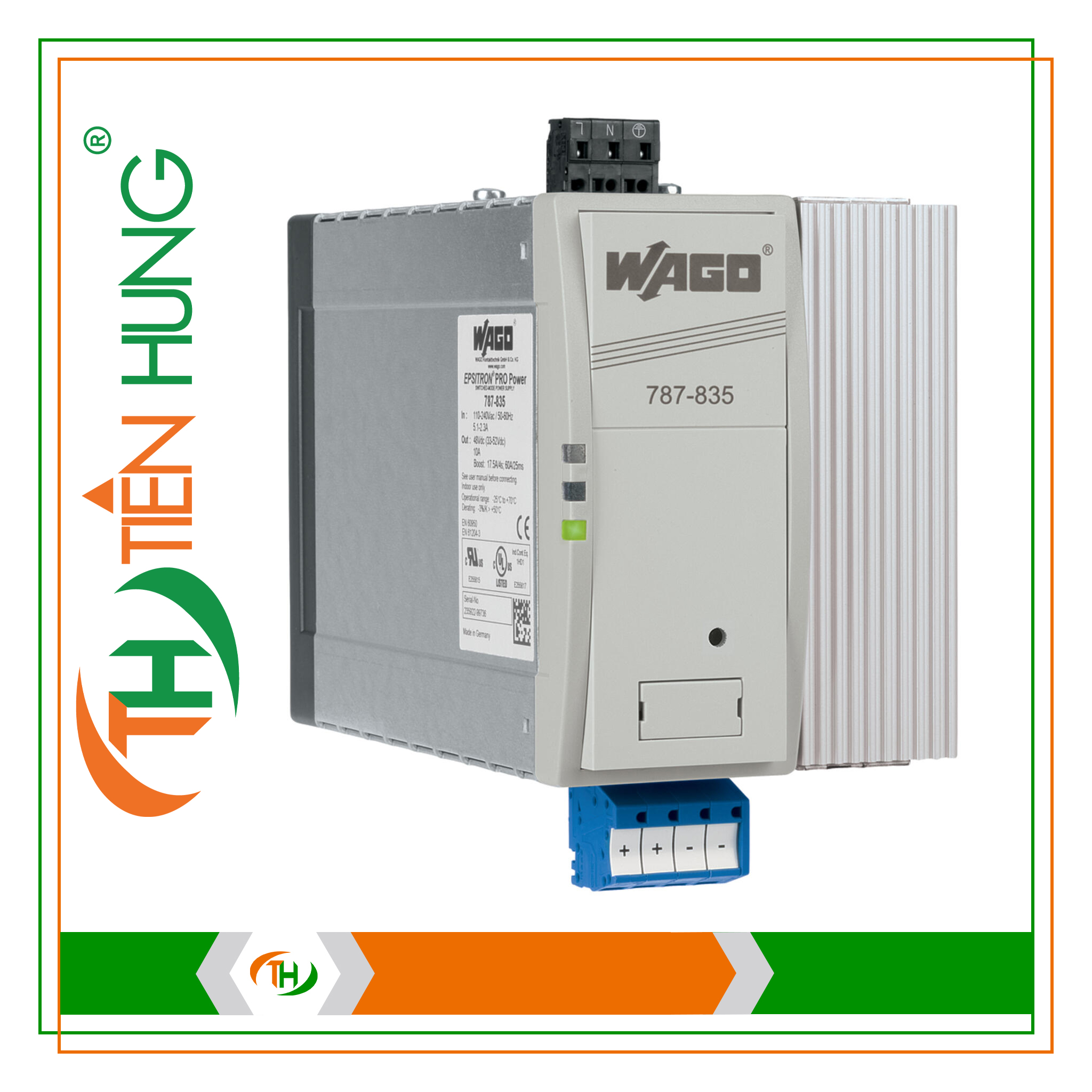 BỘ NGUỒN 1 PHA 48 VDC - 787-835 WAGO