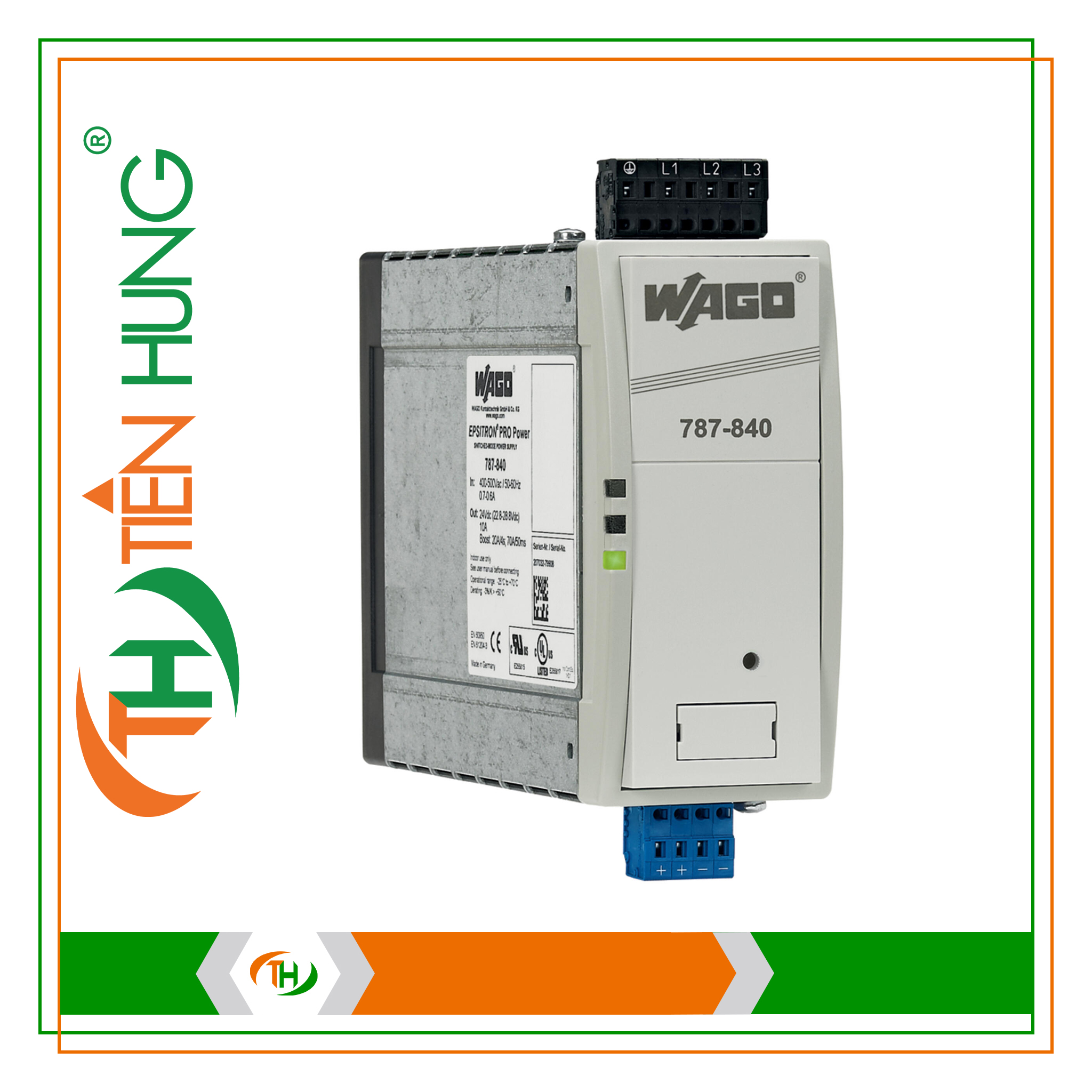 BỘ NGUỒN PRO 3 PHA 24 VDC - 787-840 WAGO