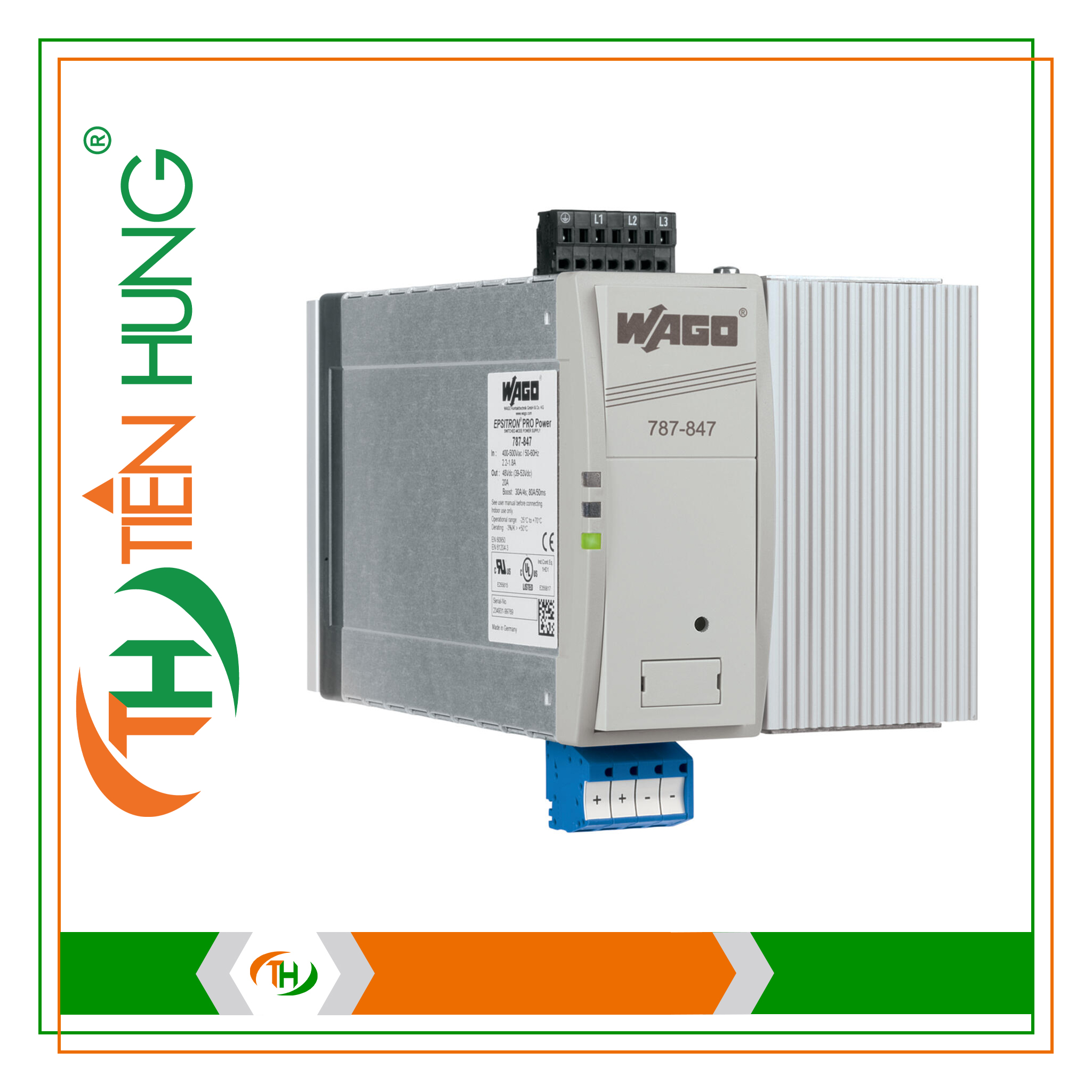 BỘ NGUỒN 3 PHA 48 VDC - 787-847 WAGO