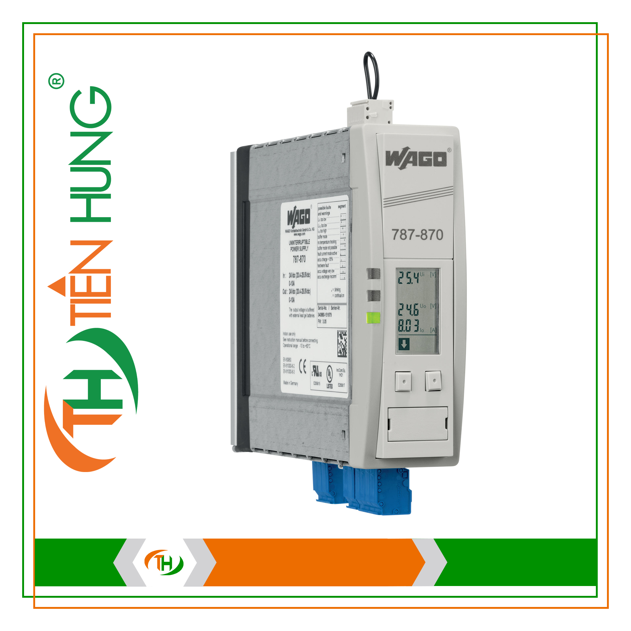 BỘ NGUỒN UPS 24 VDC - 787-870 WAGO