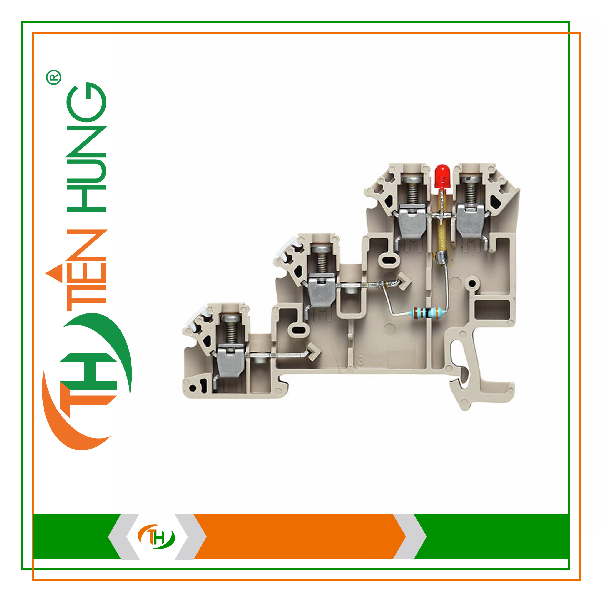 CẦU ĐẤU DÂY DLI 2.5/LD-RT/NPN -+ DB - 1783950000