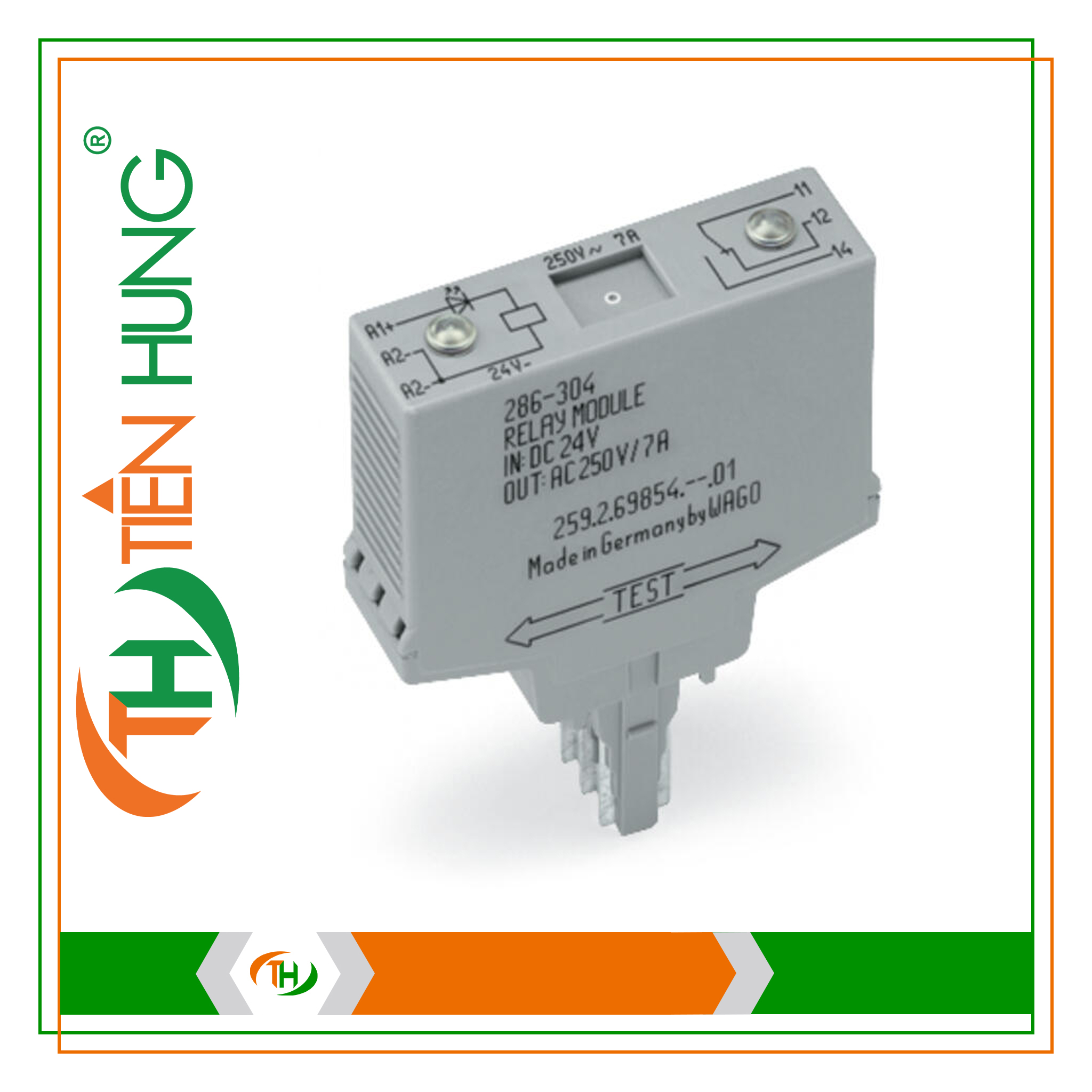 RƠ LE MÔ ĐUN - 286-304 WAGO