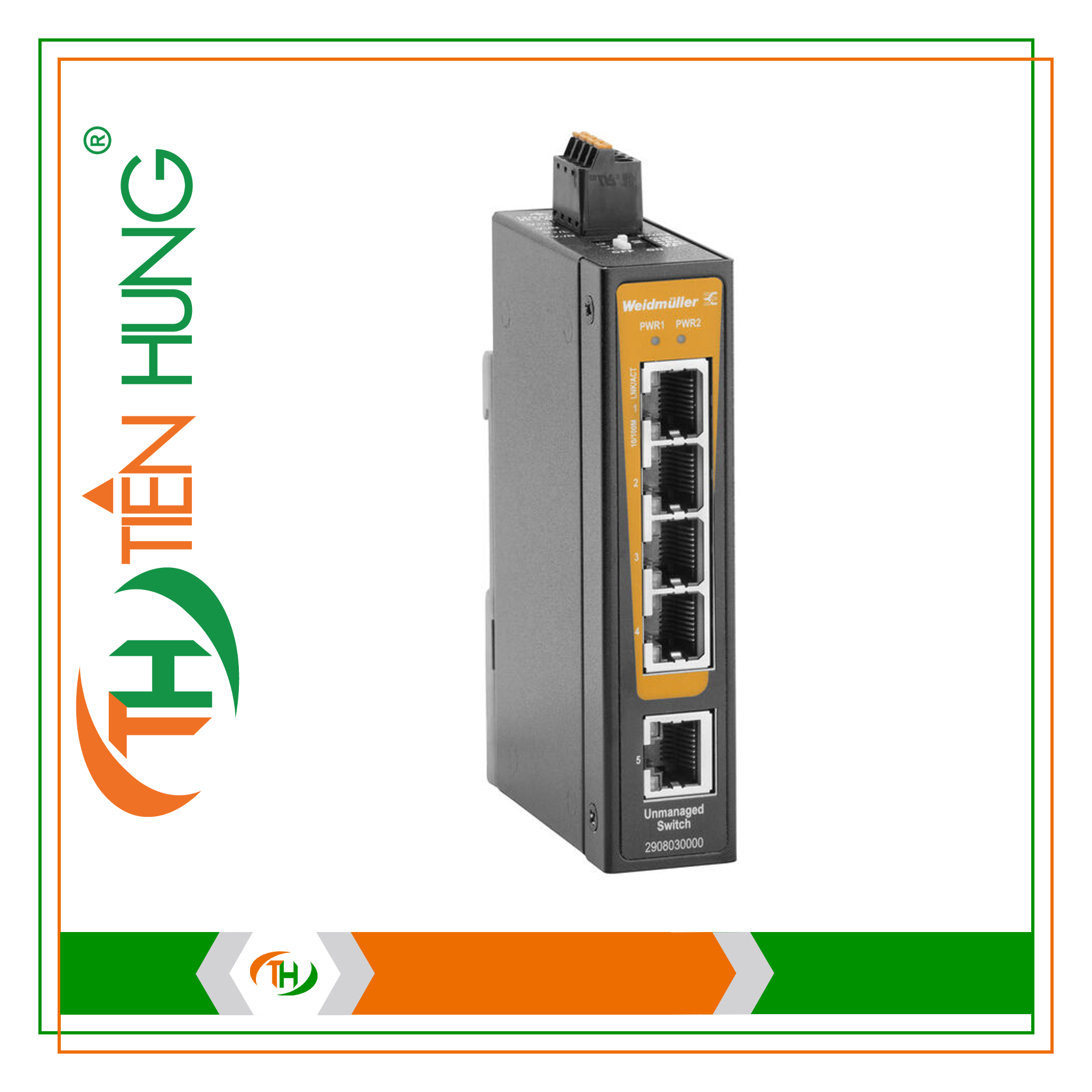 BỘ CHIA MẠNG 5 CỔNG IE-SW-BLB-05-5TX - 2908030000