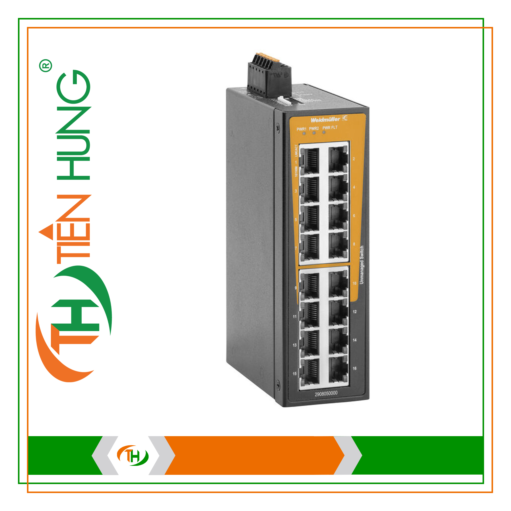 BỘ CHIA MẠNG 16 CỔNG IE-SW-BLB-16-16TX - 2908050000