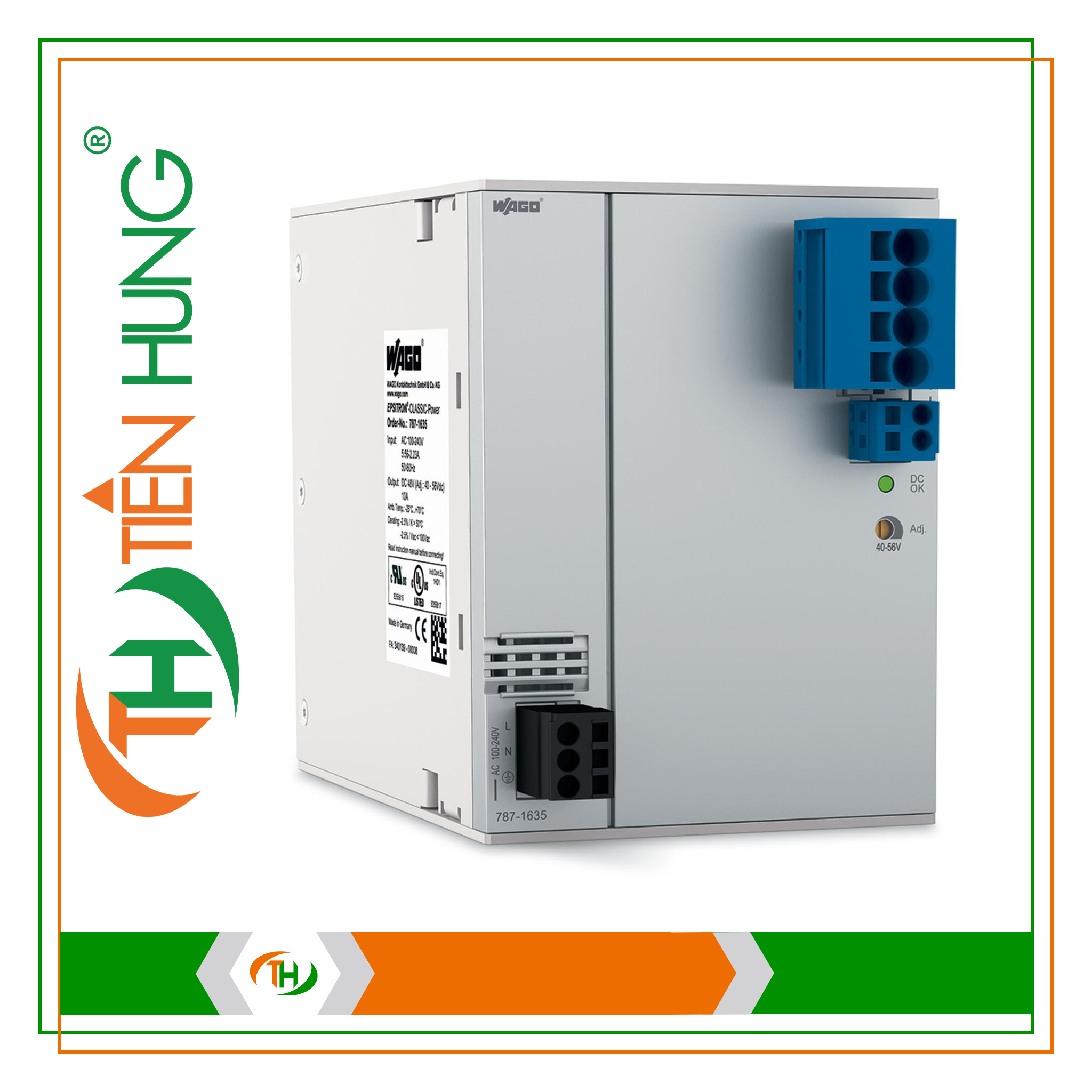 BỘ NGUỒN 1 PHA 48 VDC - 787-1635/000-070 WAGO