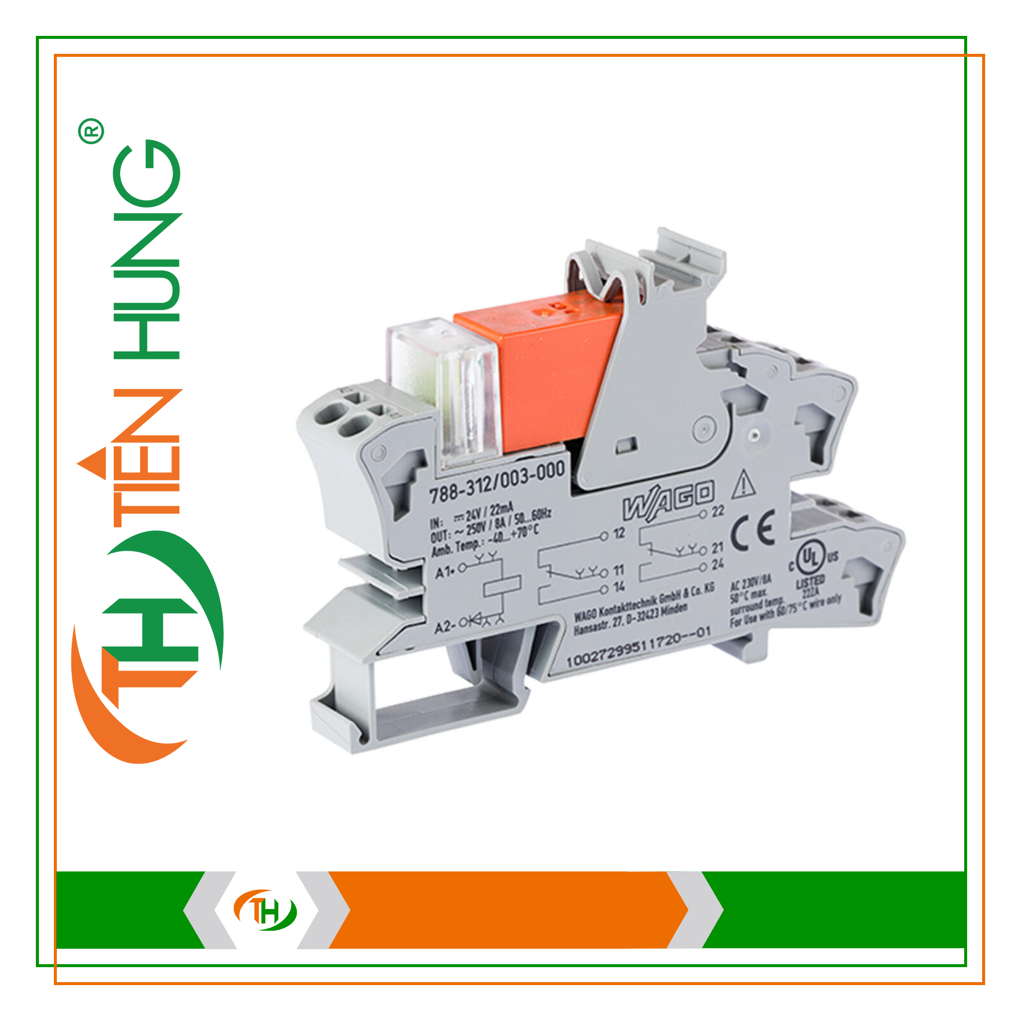 RƠ LE MÔ ĐUN 788-312/003-000 WAGO