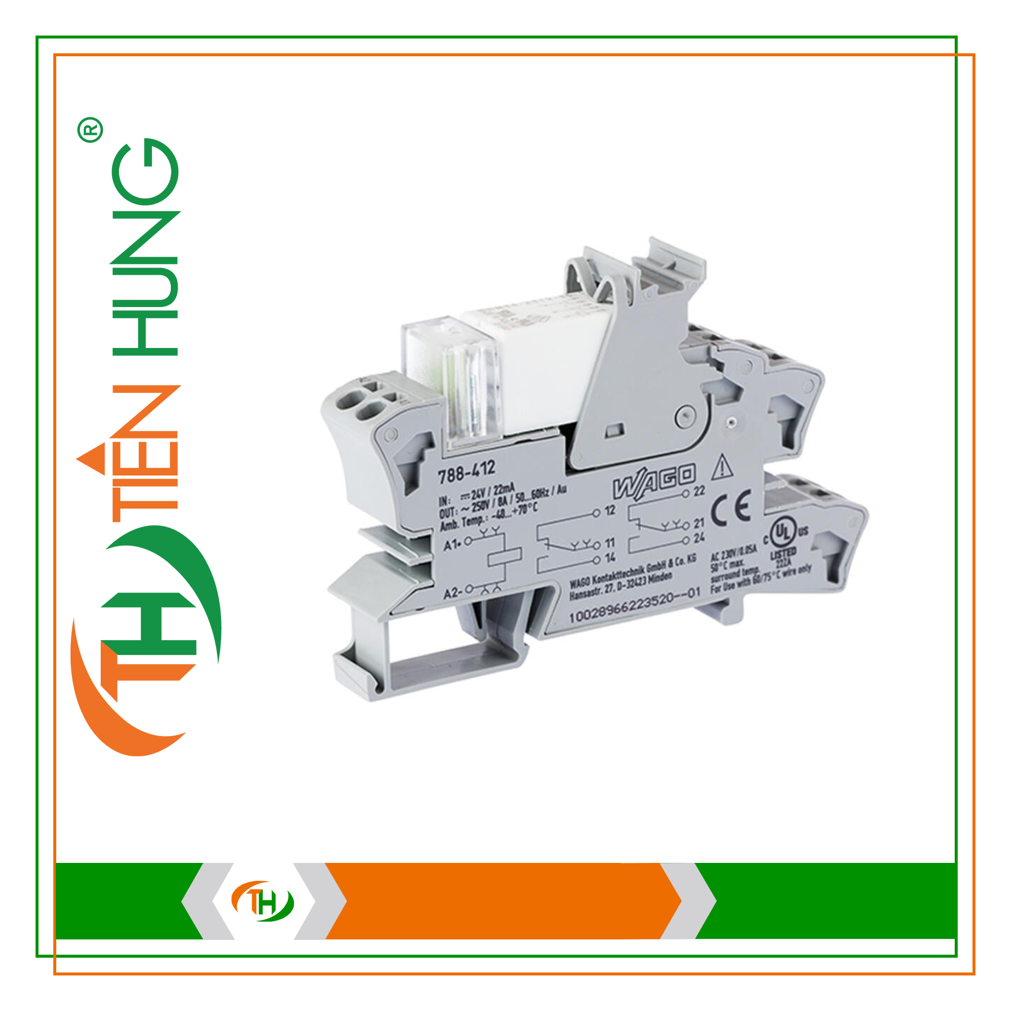 RƠ LE MÔ ĐUN - 788-412 WAGO