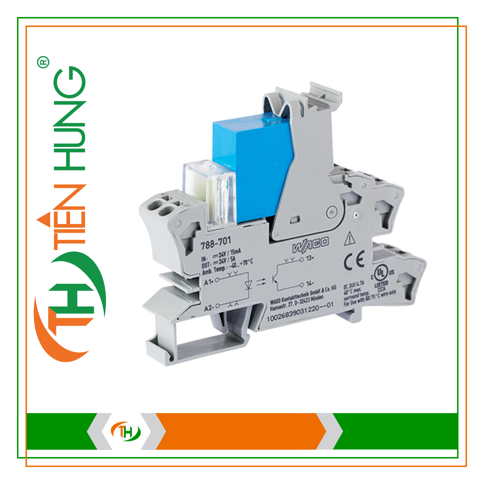 RƠ LE MÔ ĐUN BÁN DẪN 788-701 WAGO