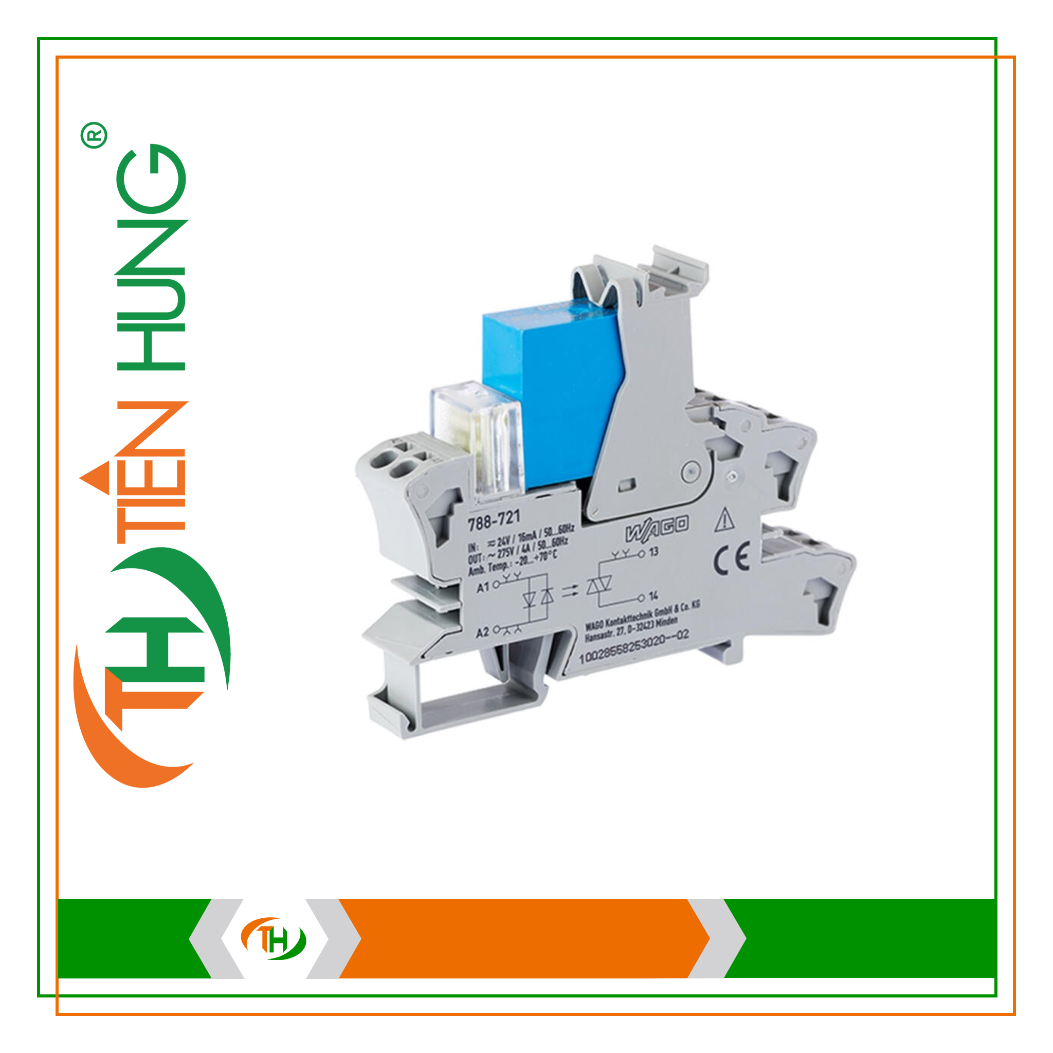 RƠ LE MÔ ĐUN BÁN DẪN - 788-721 WAGO