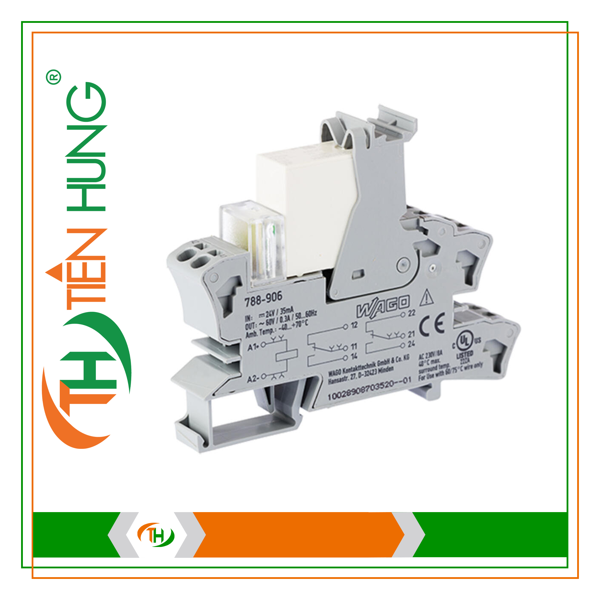 RƠ LE MÔ ĐUN 788-906 WAGO
