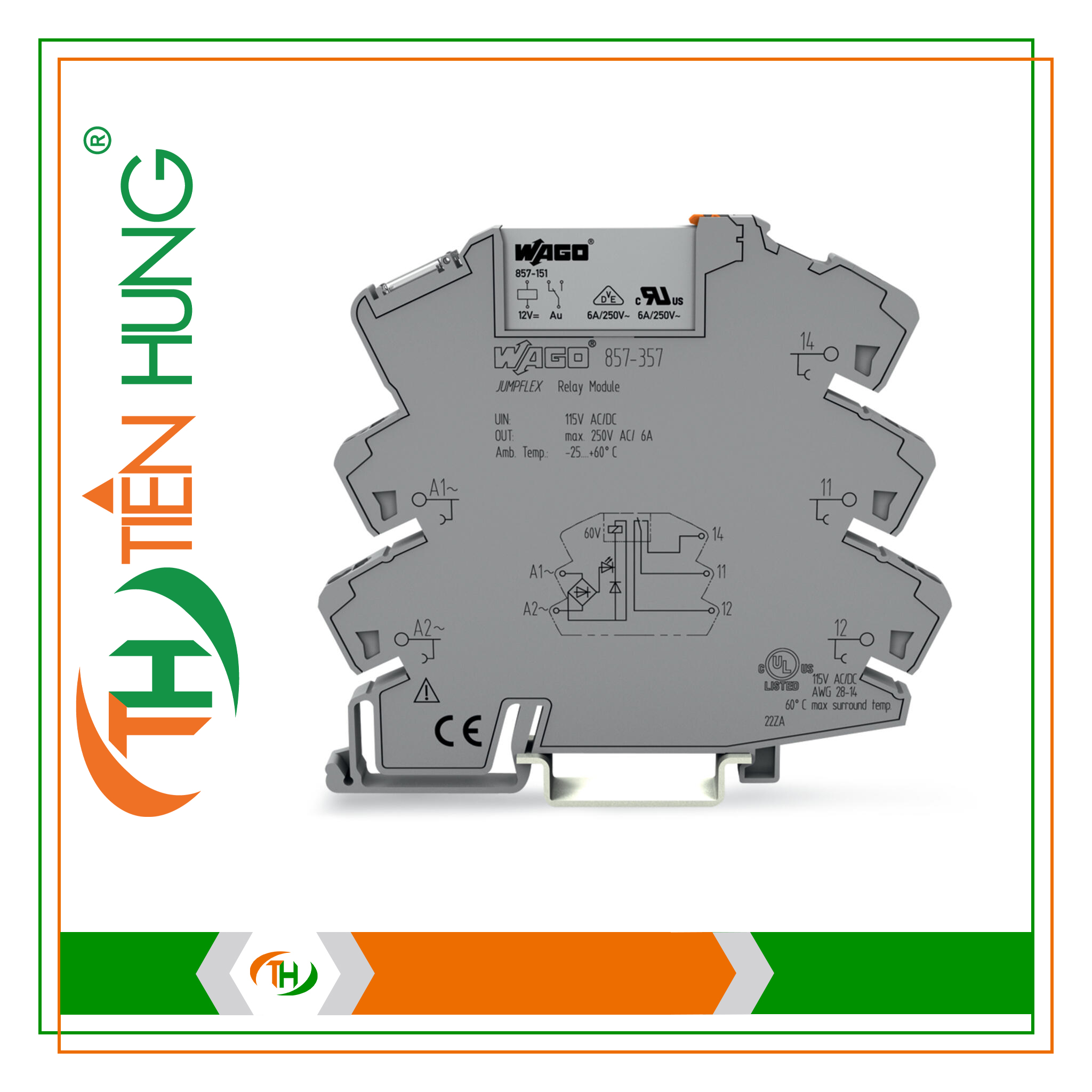 RƠ LE MÔ ĐUN - 857-357 WAGO