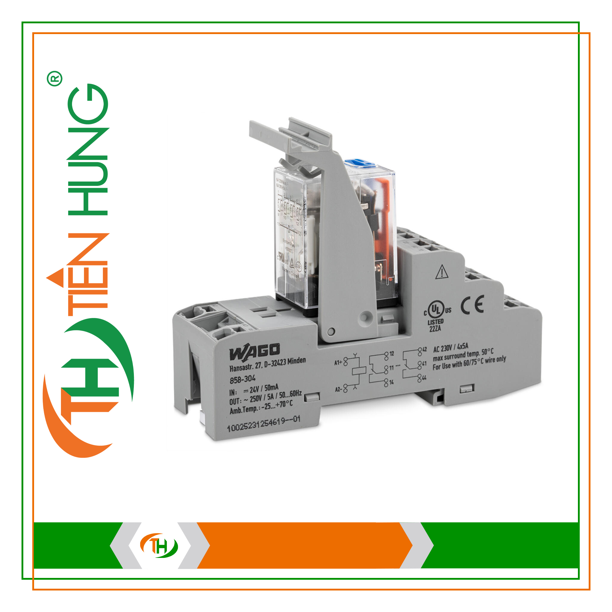 RƠ LE MÔ ĐUN - 858-304 WAGO