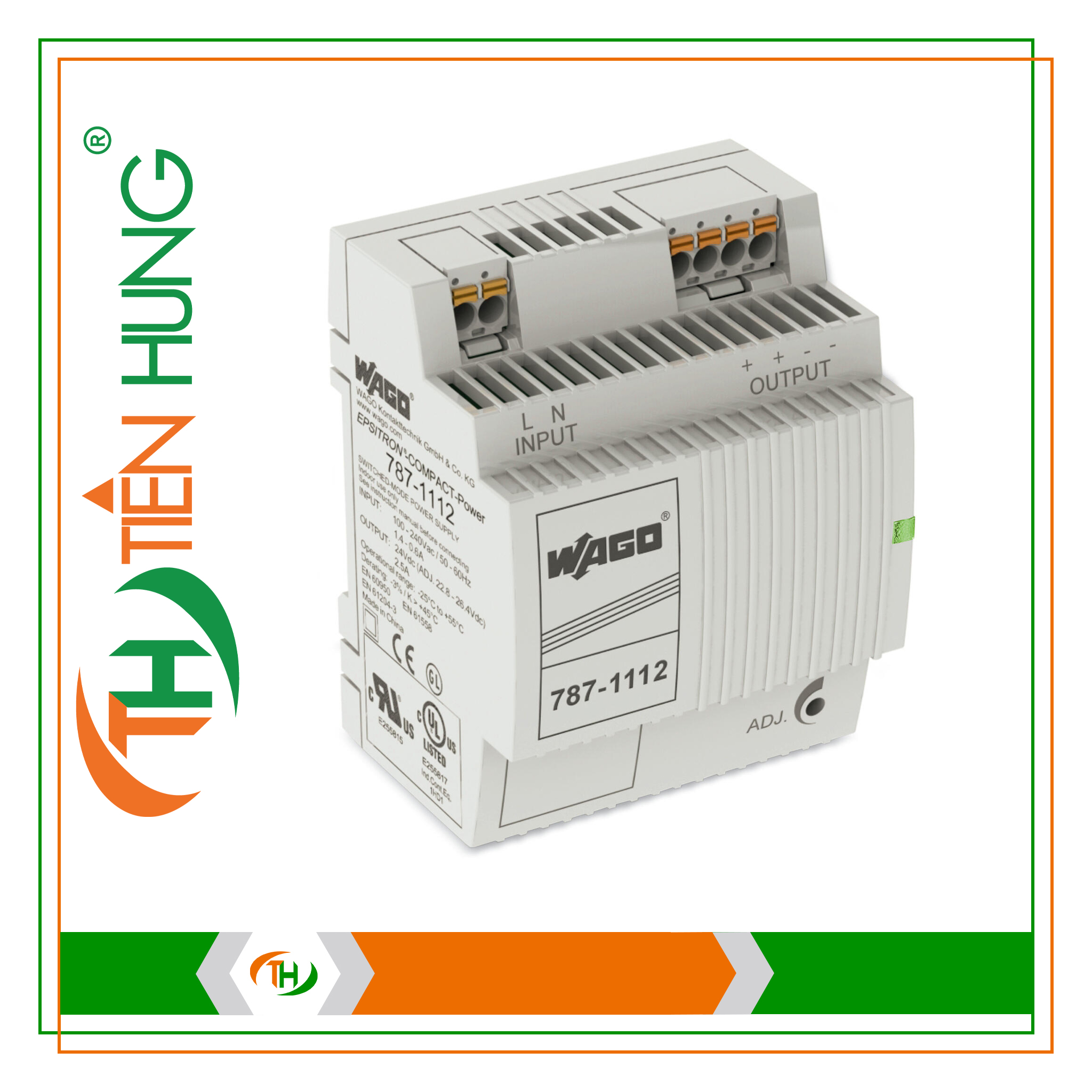 BỘ NGUỒN 1 PHA 24 VDC - 787-1112 WAGO