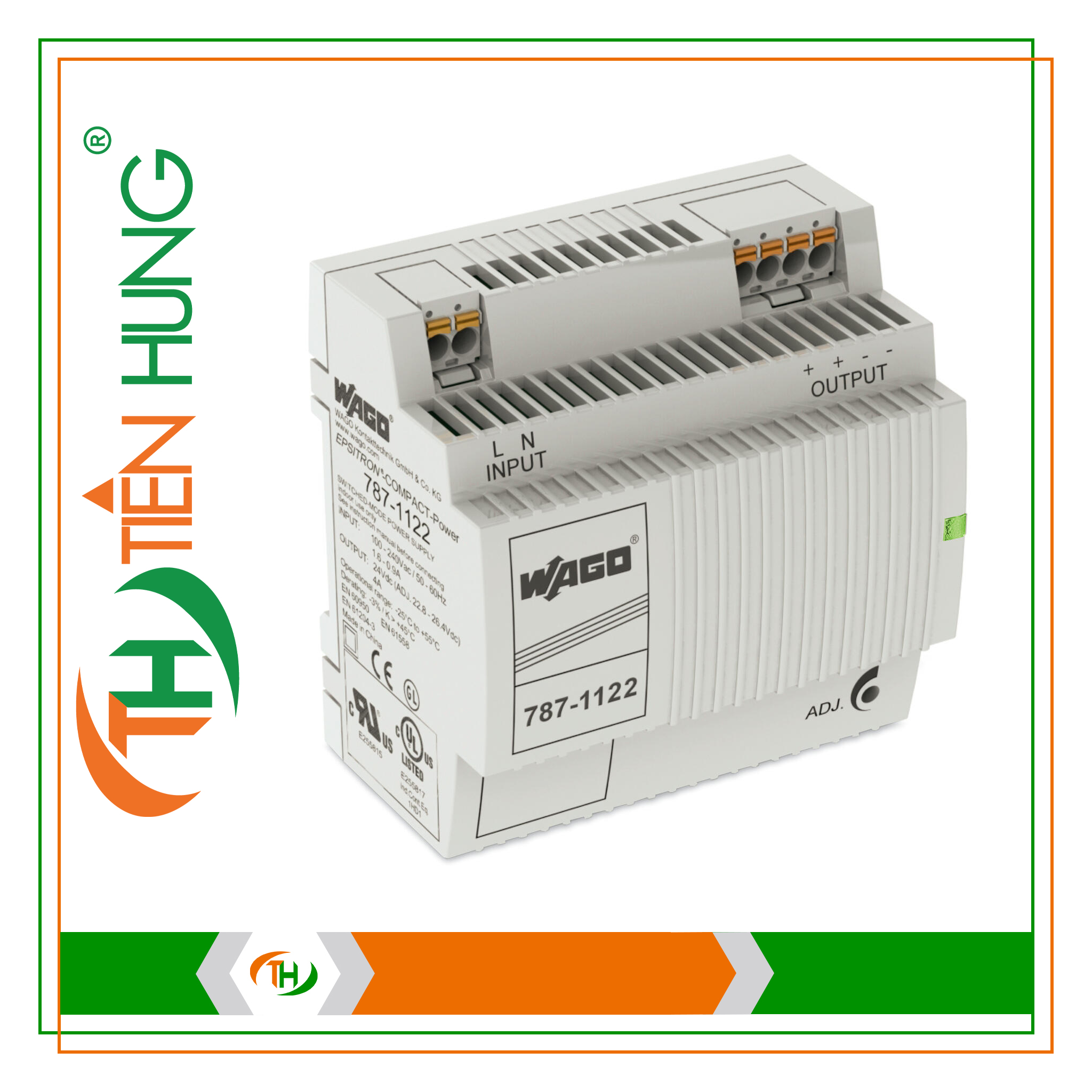 BỘ NGUỒN 1 PHA 24 VDC - 787-1122 WAGO