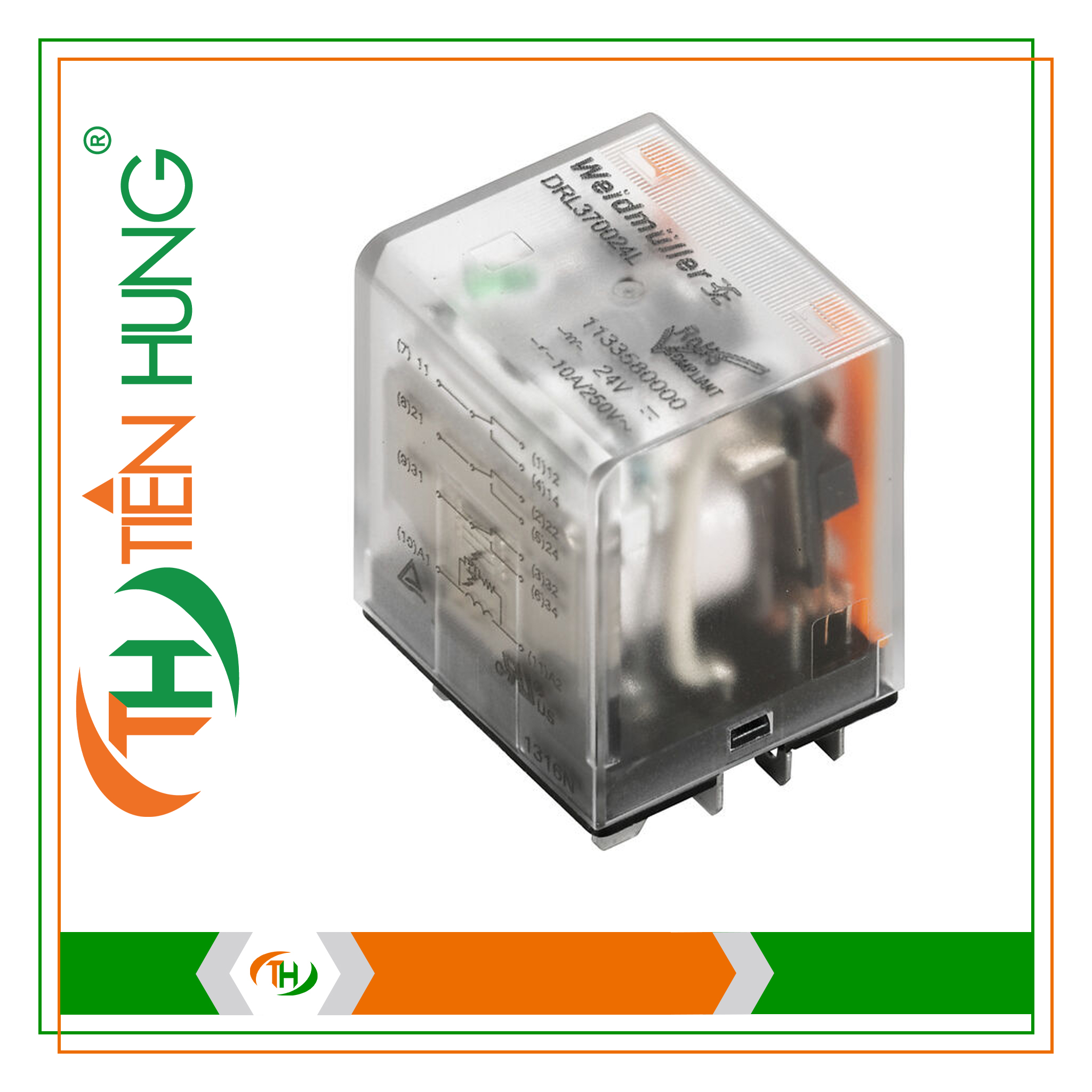 RƠ LE 3 CẶP TIẾP ĐIỂM DRL373012L - 2765210000