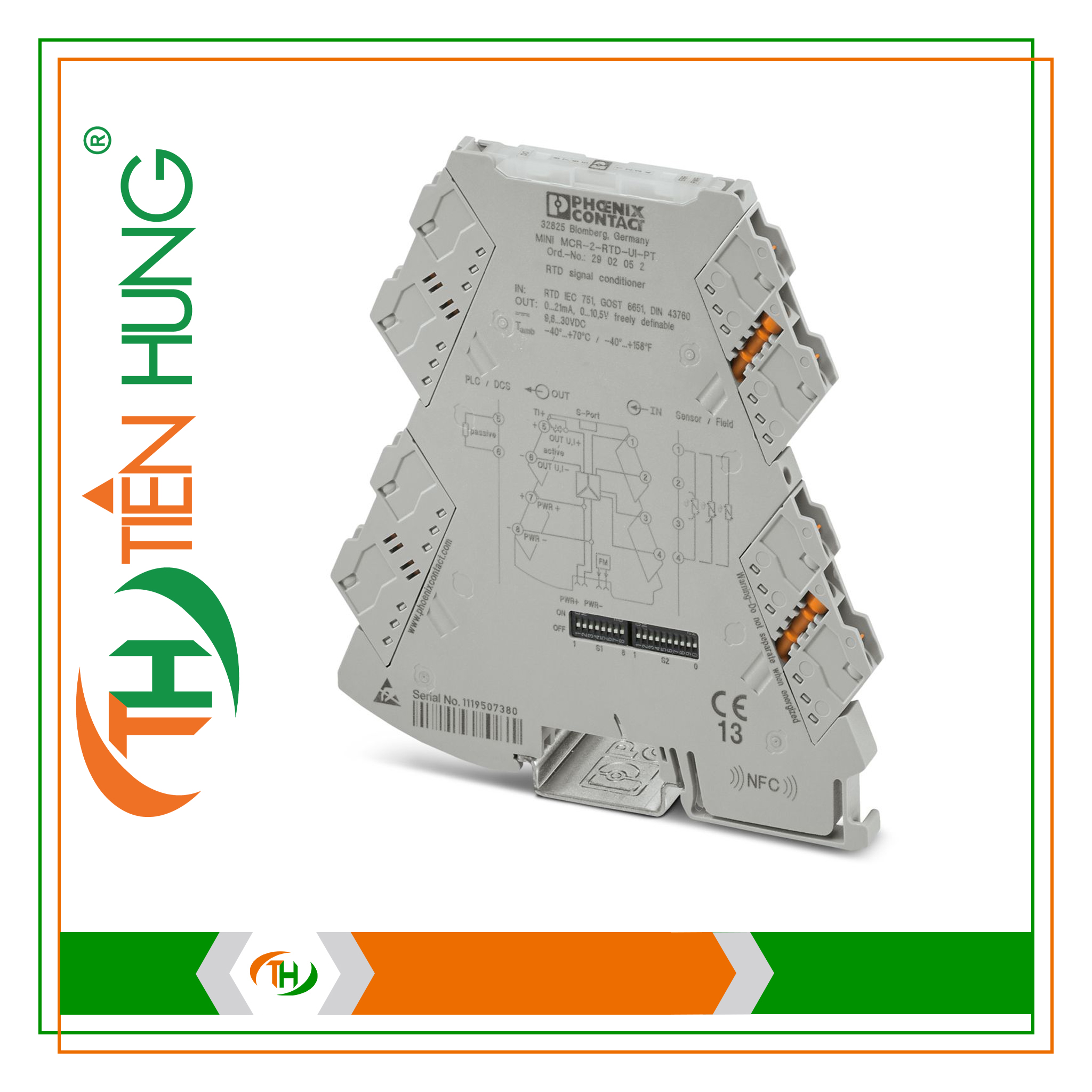 BỘ CHUYỂN ĐỔI TÍN HIỆU MINI MCR-2-RTD-UI-PT - 2902052