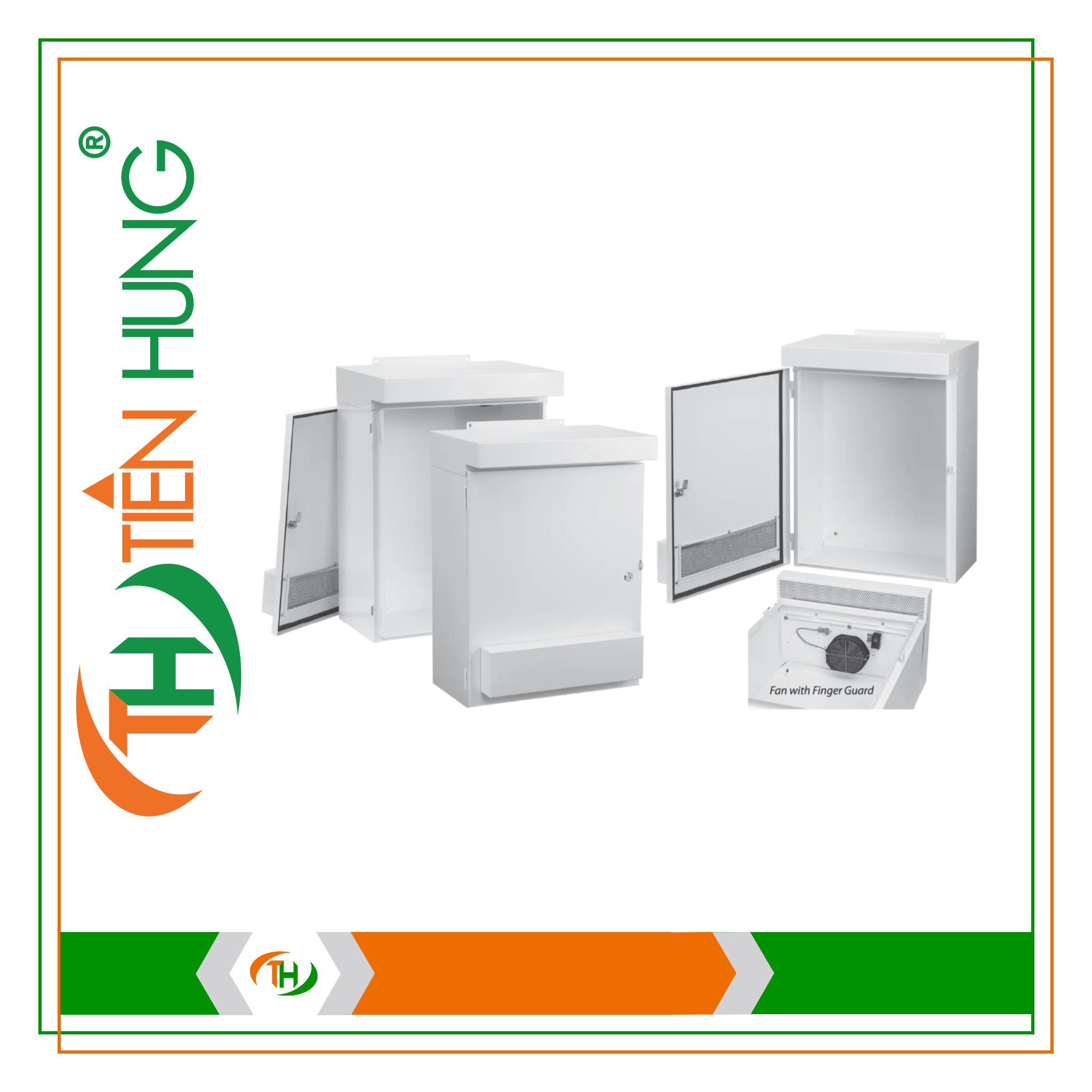 VỎ TỦ ĐIỆN WEATHERFLO CÓ QUẠT THÔNG GIÓ HOFFMAN - WF10LP