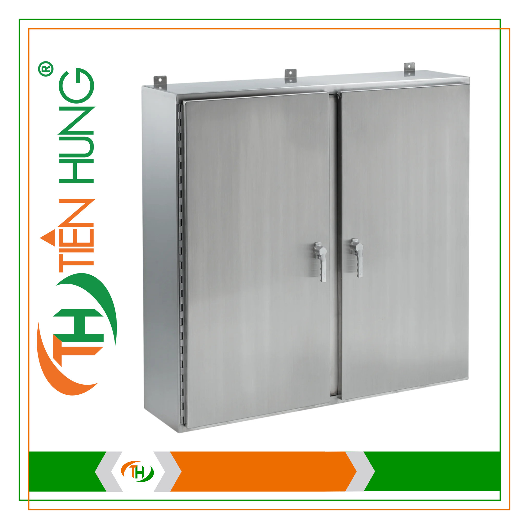 VỎ TỦ ĐIỆN 2 CỬA - KHÓA 3 ĐIỂM HOFFMAN