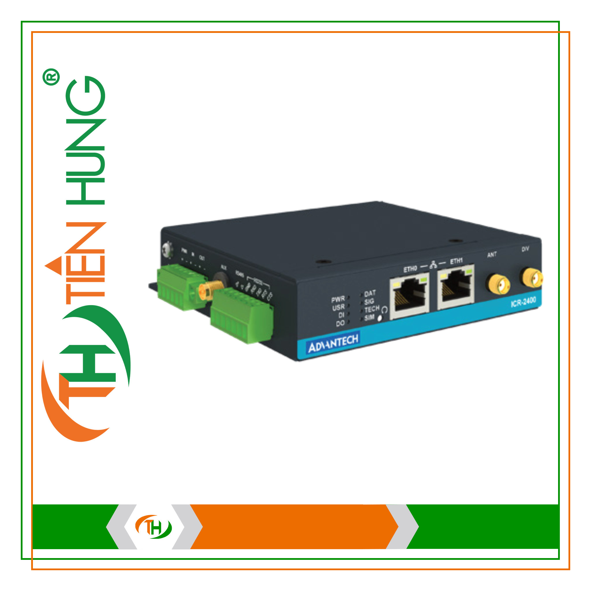 BỘ ĐỊNH TUYẾN DỮ LIỆU 4G & 5G ADVANTECH - ICR-2438W