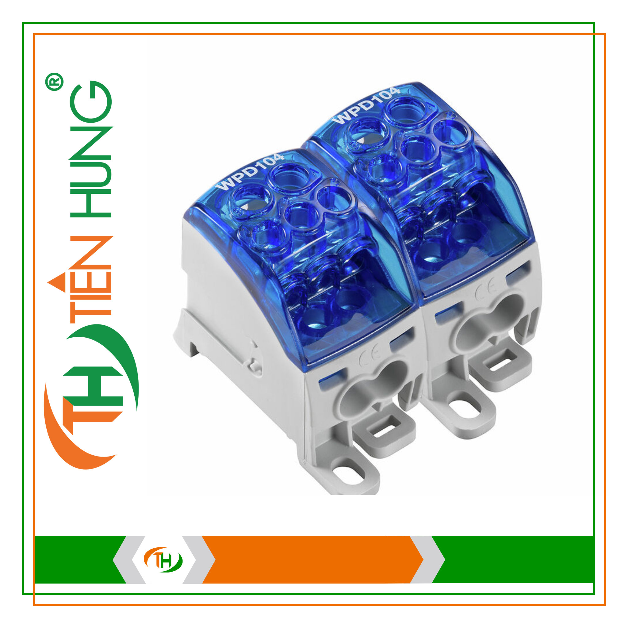 ĐẦU NỐI PHÂN PHỐI ĐIỆN ÁP WPD 204 2X25/4X16+6X10 2XBL - 2518330000