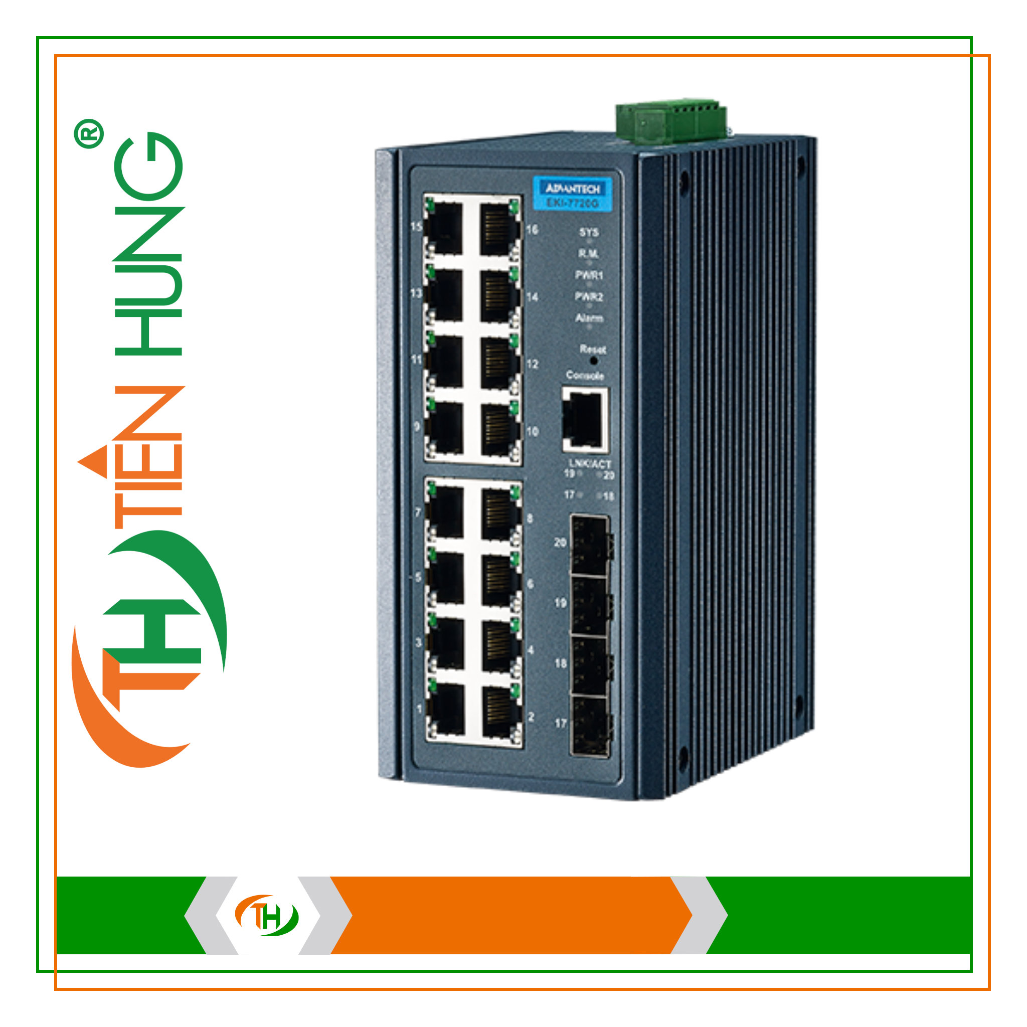 BỘ CHUYỂN MẠCH ETHERNET ADVANTECH - EKI-7720G-4FI-BE